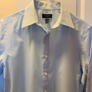 Mens Button Down Long Sleeve Slim Fit Shirt